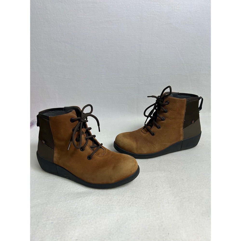 Gorpcore Workwear‎ Bogs Womens 10 Brown Audley Wdg Safe Leather Ankle Boots